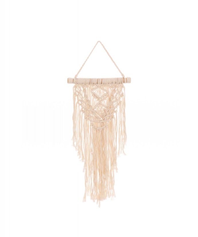Závěsné MACRAMÉ Bosou nohou v trávě 25 cm
