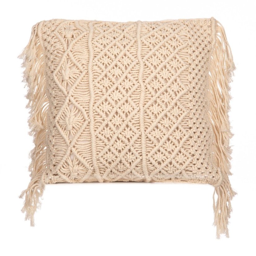MACRAMÉ povlak na polštář Přání 40x40 cm