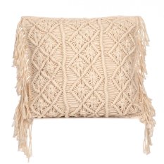 MACRAMÉ povlak na polštář Květinový sen 40x40 cm