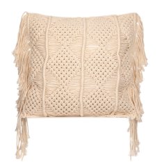 MACRAMÉ povlak na polštář Cestou za příběhem 40x40 cm