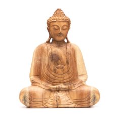 Dřevořezba BUDDHA Vnitřní klid 40 cm