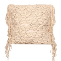 MACRAMÉ povlak na polštář Sama sebou 40x40 cm