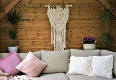 Závěsné MACRAMÉ Princeznin závoj 60 cm